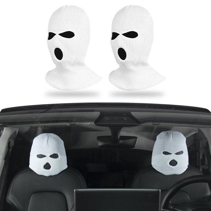 Funny Car Headrest Covers (2Pcs)