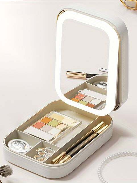 Portable Makeup Case With Light