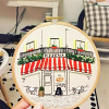 Handwoven Rue de Provence Hand Embroidery Kit