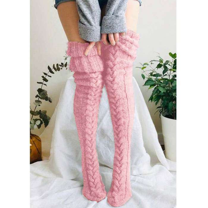 Christmas Hot Sale - Women's knitted warm leg socks