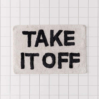 Weird Clean Series OfFun Bathroom Floor Mats, Absorbent Non-Slip Mats, Door Bathroom Carpets