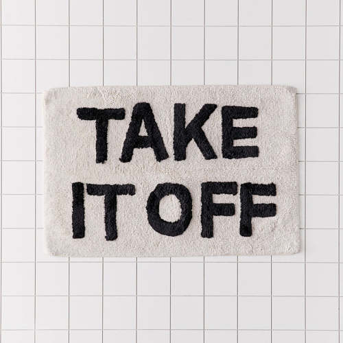 Weird Clean Series OfFun Bathroom Floor Mats, Absorbent Non-Slip Mats, Door Bathroom Carpets