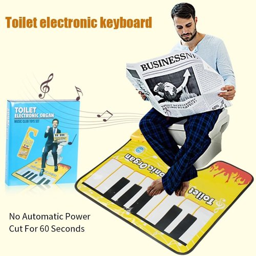 Artistic Piano Sounding Carpet For Bathroom