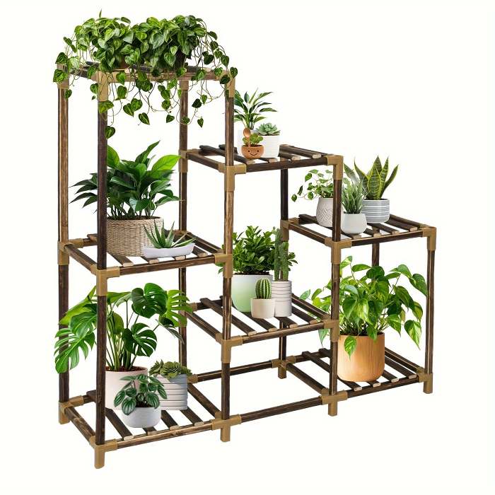 3-Tier Wooden Plant Stand