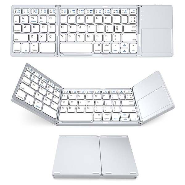 Multi-Device Foldable Bluetooth Keyboard