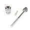 Adjustable socket + Rod+ Ratchet Wrench (3pcs)