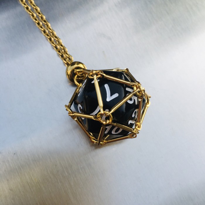 D20 Dice Holder Necklace
