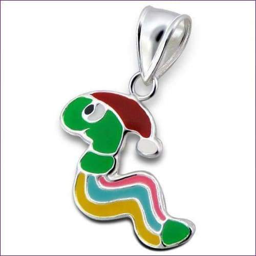 Children's Silver Snake Pendant