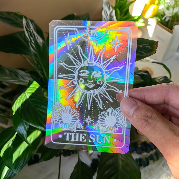 Magic Smiling Sun Sun Catcher Sticker