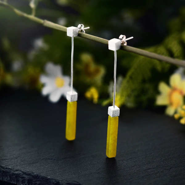 925 Silver Charm Earrings: Choose Your Theme - Crystals, Leaves, Teapots!