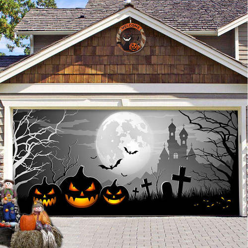 Halloween 2024 Garage Door Decoration