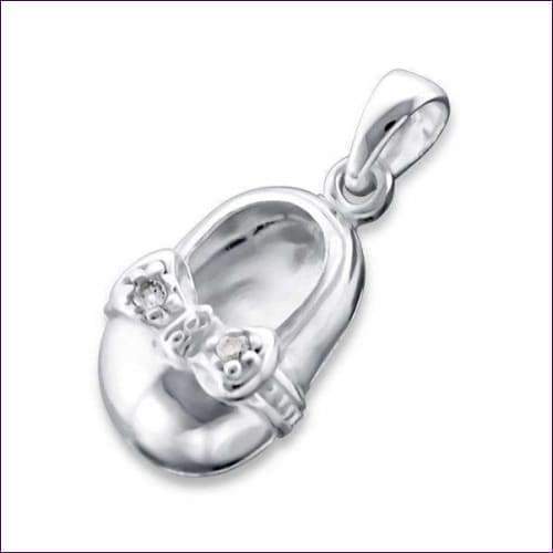 Silver Shoe Pendant