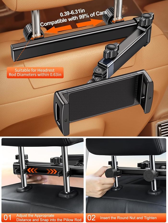 Summer Hot Sale Promotion-49% OFF-Headrest Tablet Mount