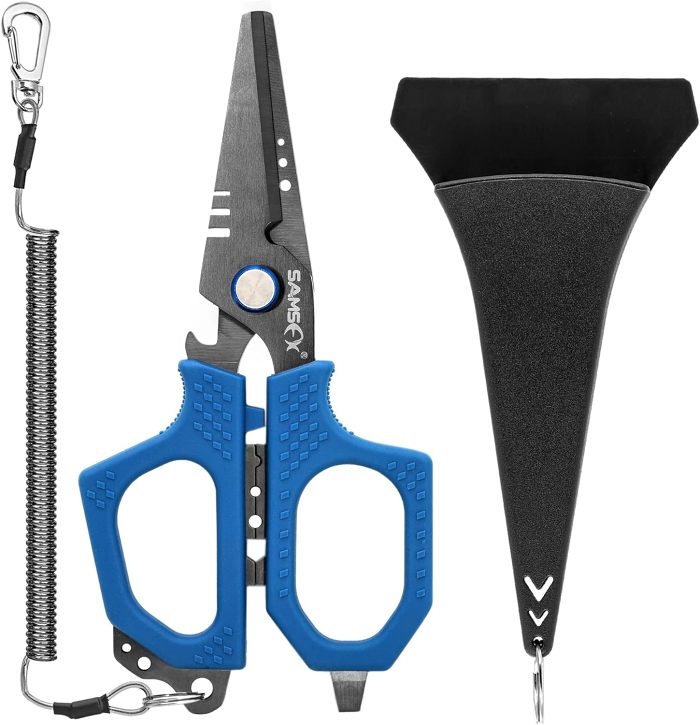 Multifunctional Molybdenum Vanadium Steel Fishing Scissors
