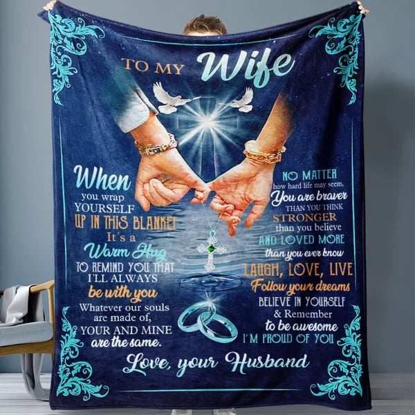 To My Daughter - Warm Gift Blanket