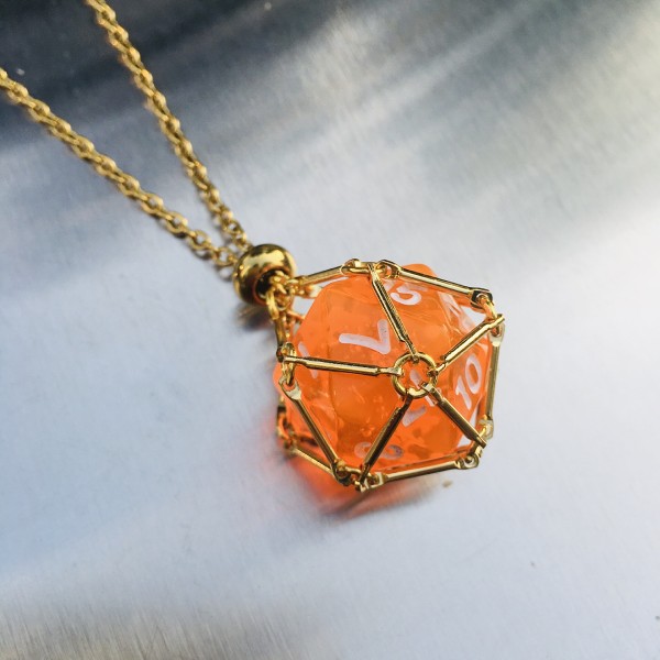 D20 Dice Holder Necklace