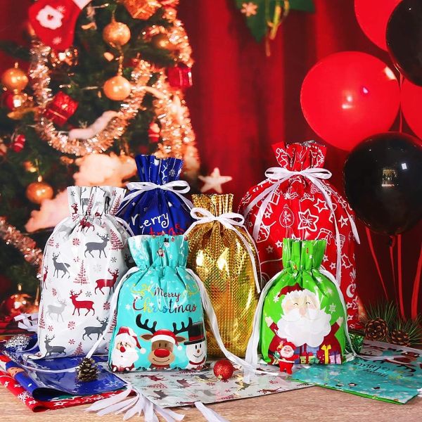New Christmas Drawstrings Gift Bags