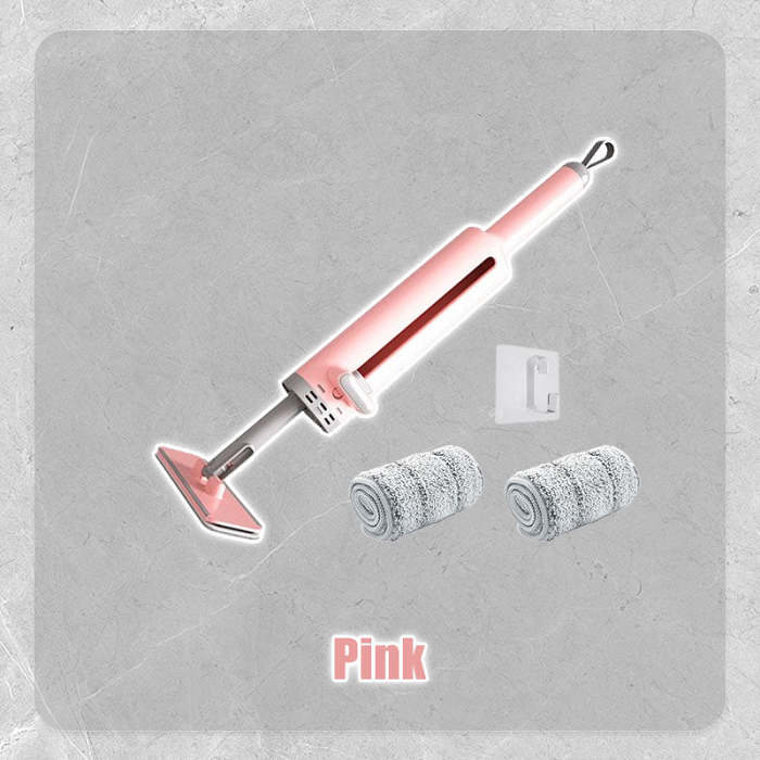 Mini Flat MopComes with two replacement fiber cloths and a hook