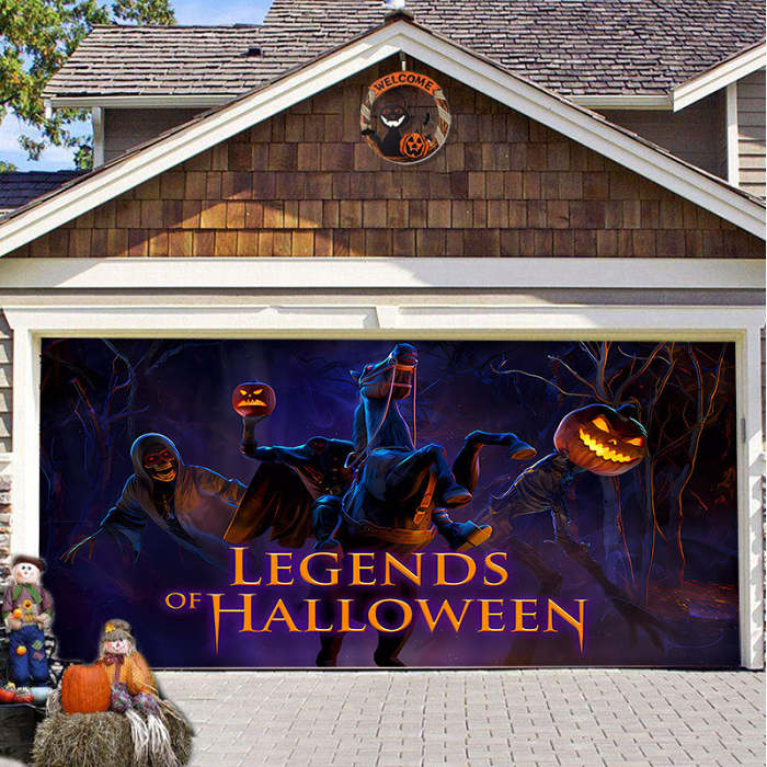 Halloween 2024 Garage Door Decoration