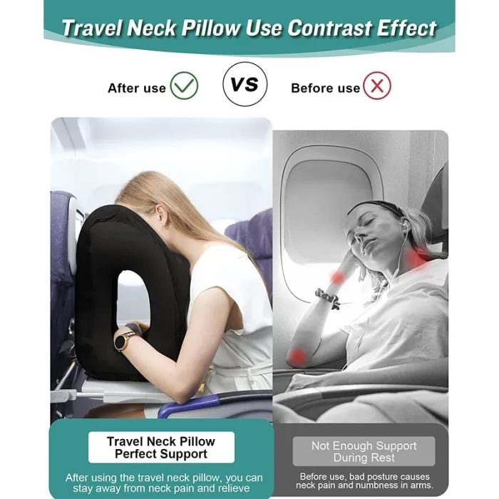 （Summer Promotion 39% OFF）Inflatable Travel Pillow