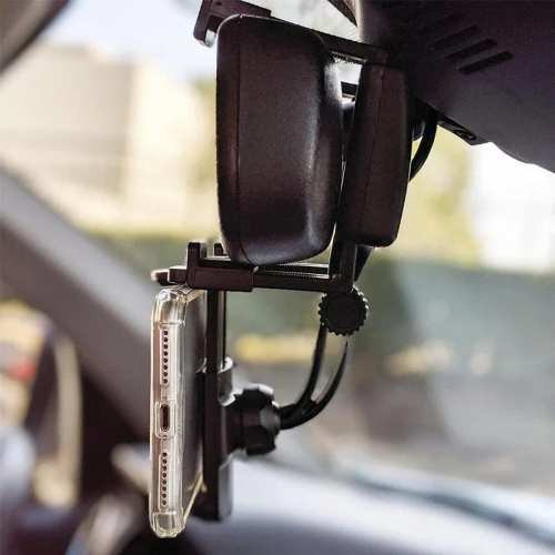 Hot Sale-Car Rear View Mirror Phone Holder by Veasoon