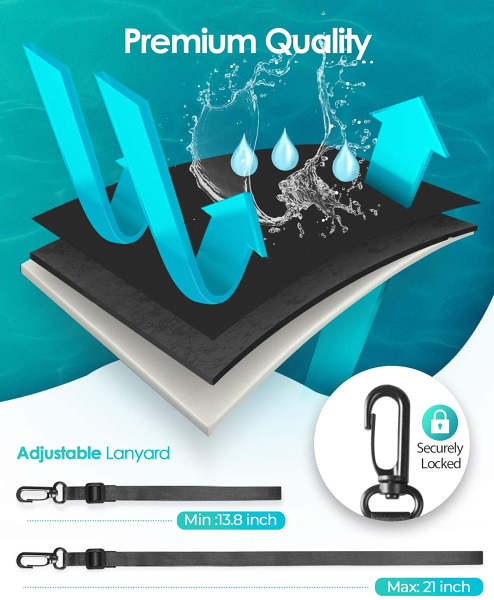 IPX8 Waterproof Phone Pouch (2-Pack)