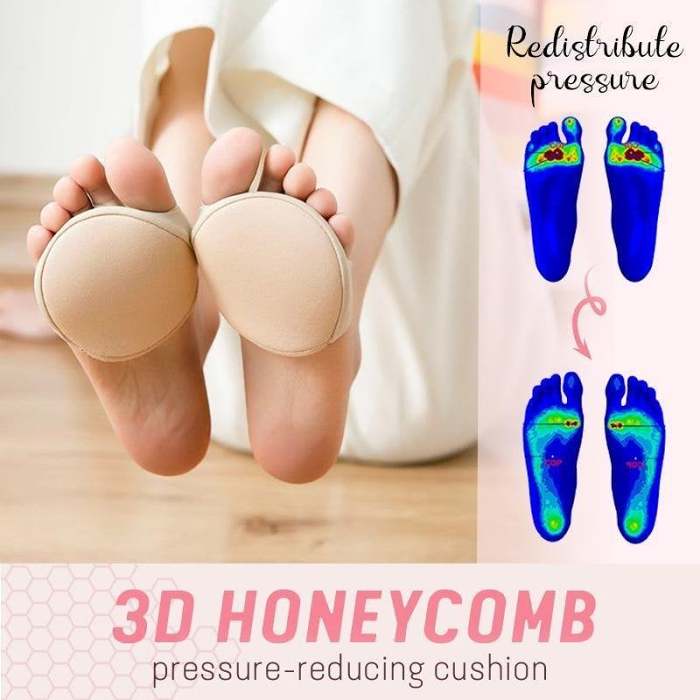 HONEYCOMB FABRIC FOREFOOT PADS