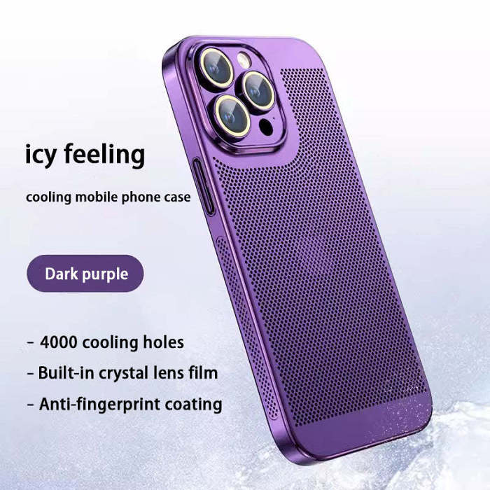 Electroplating Heat Dissipation iPhone Case Compatible with iPhone
