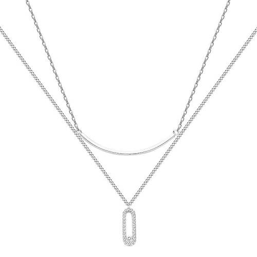 Gia Layered Crystal Necklace