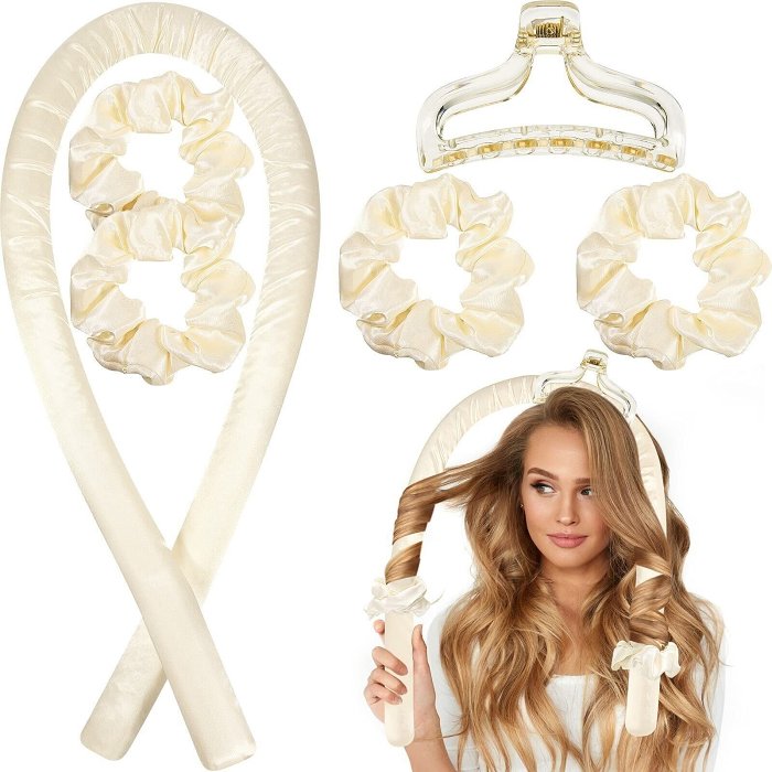 Mother's Day Hot Sale-Heatless Hair Curler Headband