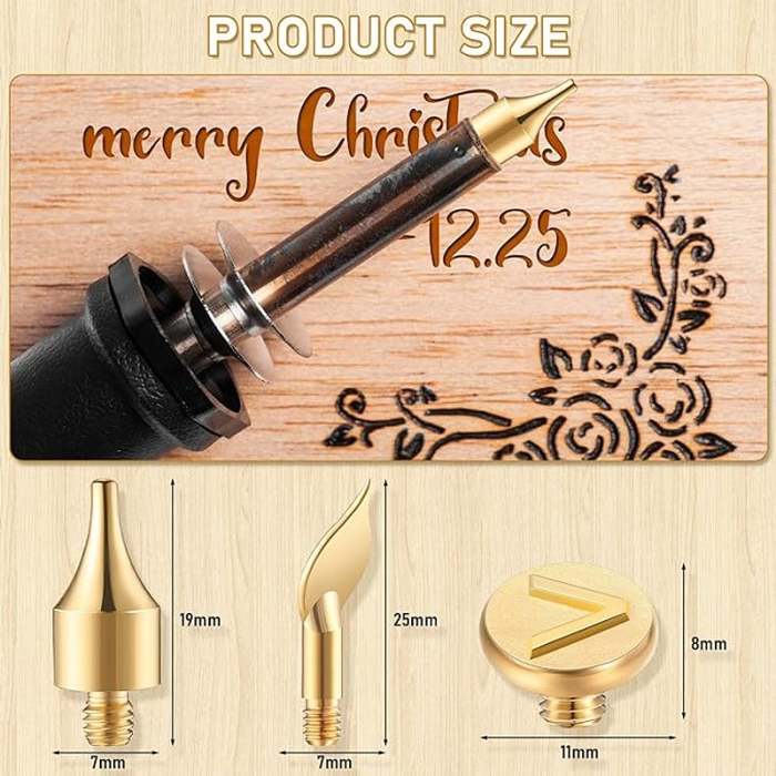 26 Letters Copper Mold —DIY Wood Burning/Carving Set