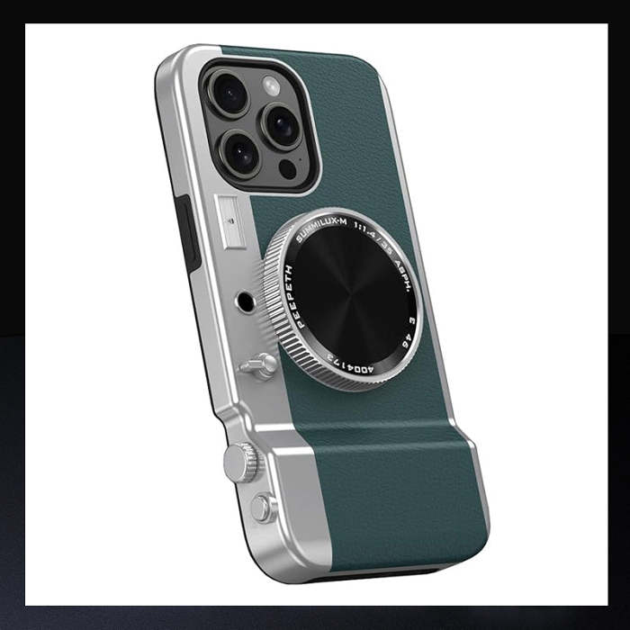 Integrated camera phone case