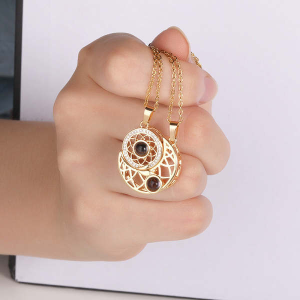 Love You to the Moon and Back' Necklace