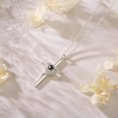 Heart Cross Necklace