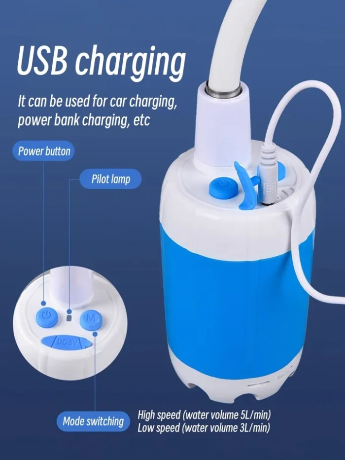 Portable Camping Shower Pump Set