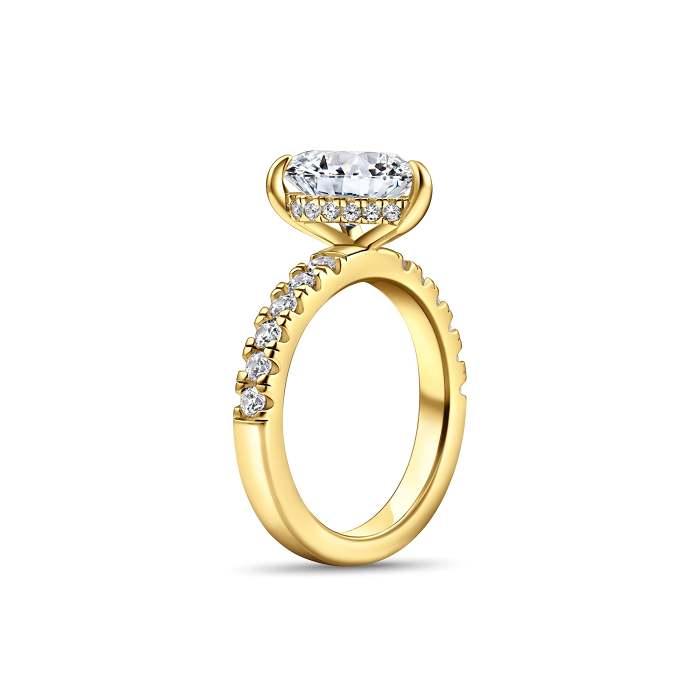 Handmade Pear Cut Ring