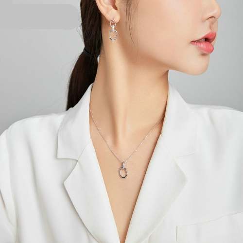 Geometric Necklace Earring Buckles
