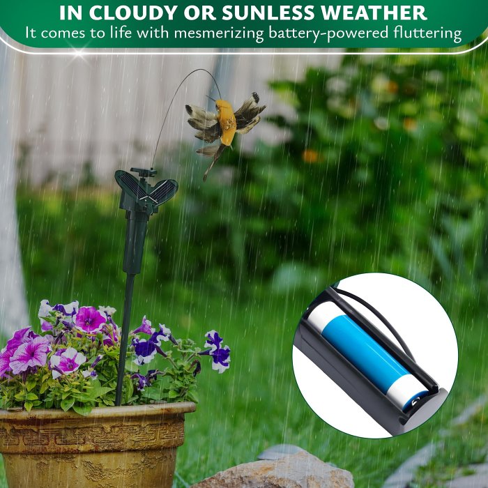 Garden Solar Hummingbird