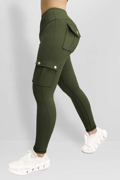 Women's Pocket Sexy Stretch Leggings Fitness Track Pants