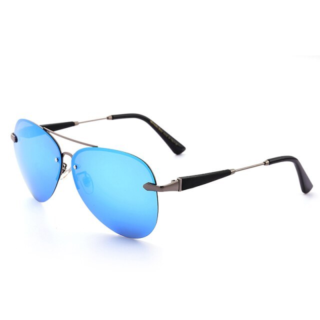 FENCHI Rimless Polarized Pilot Sunglasses UV400