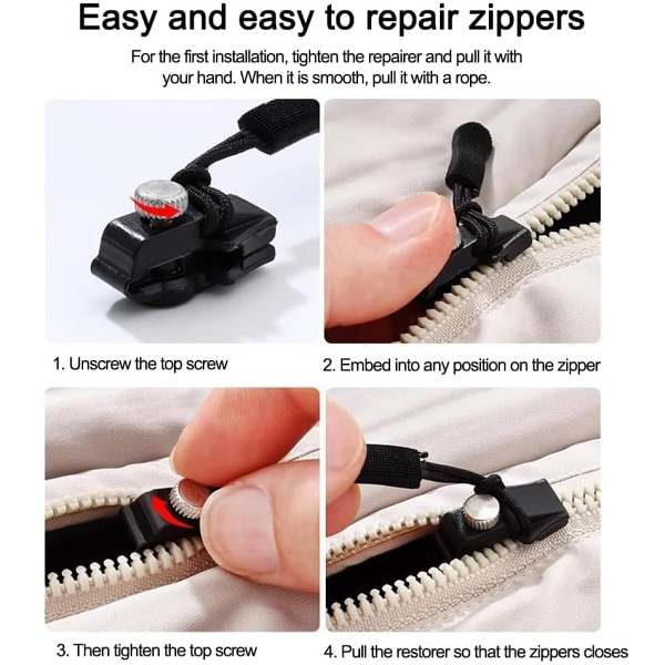 Zipper Puller Repair Kit