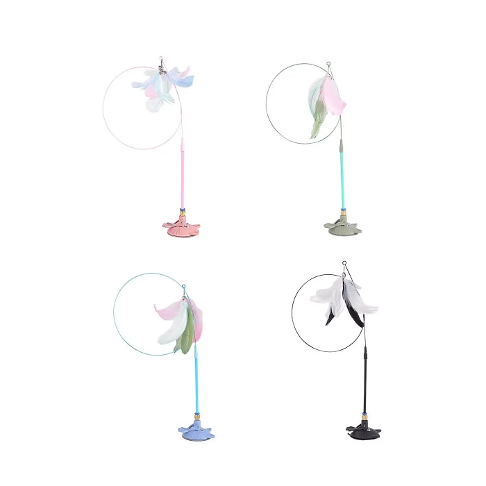 Strong suction cup automatic cat toy