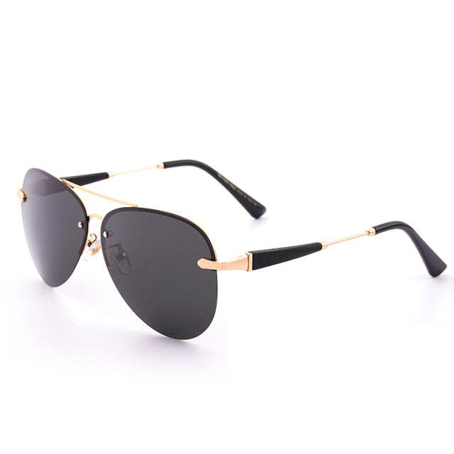 FENCHI Rimless Polarized Pilot Sunglasses UV400