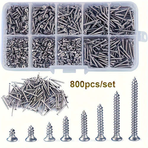 800pc Screw Set