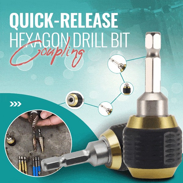 Quick-release Hexagon Drill Bit Coupling/