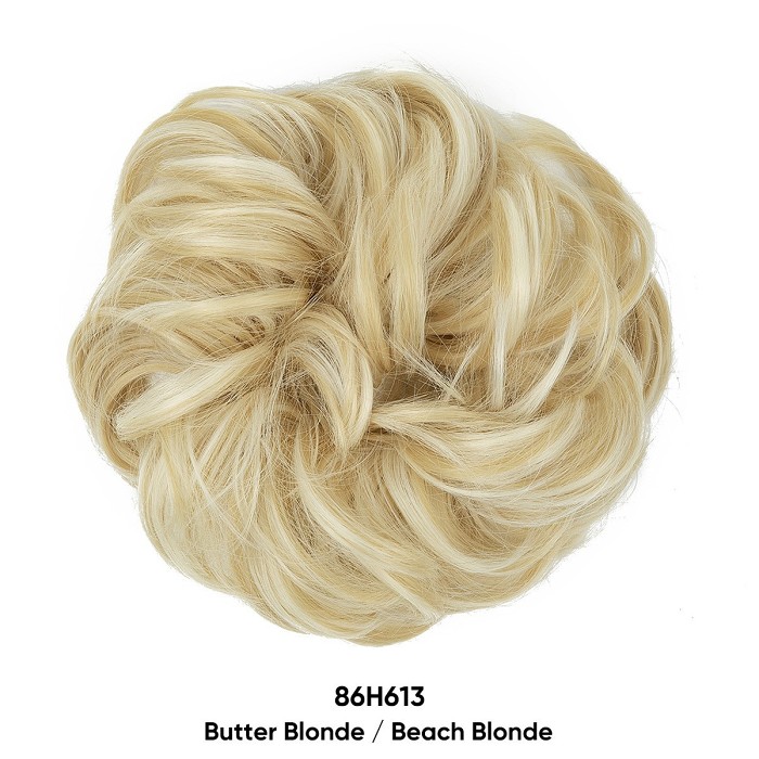 Messy Curly Hair Wig Bun
