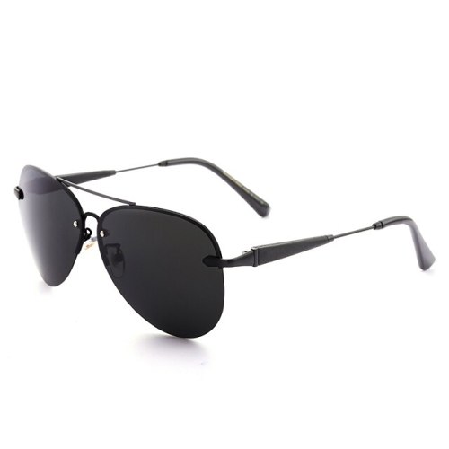 FENCHI Rimless Polarized Pilot Sunglasses UV400
