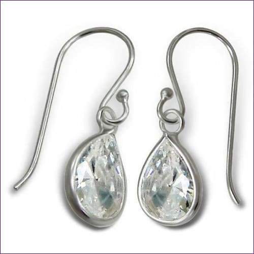 Drop Silver Earrings