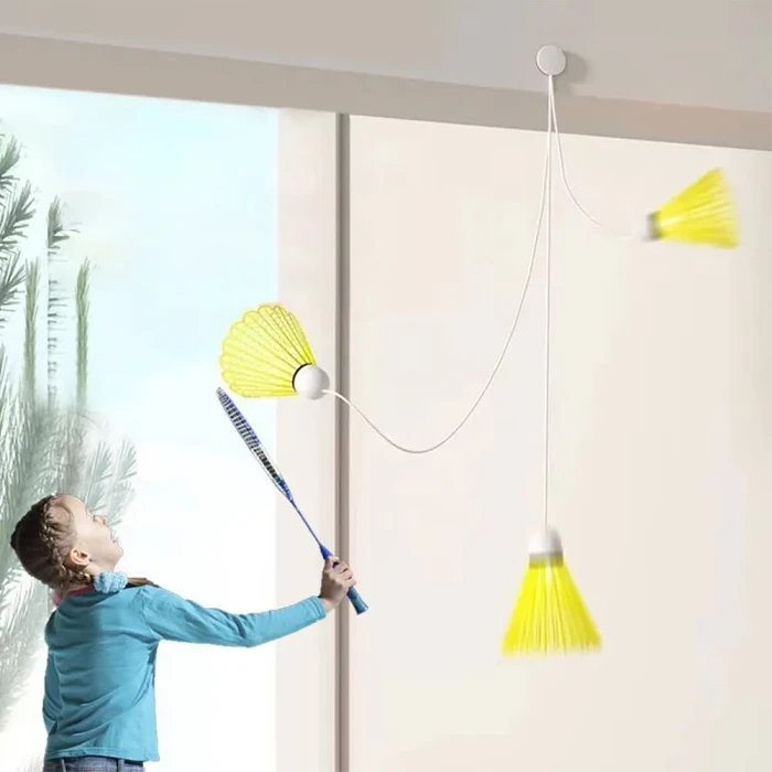 Indoor Sports Rebounding Badminton Single Badminton Trainer