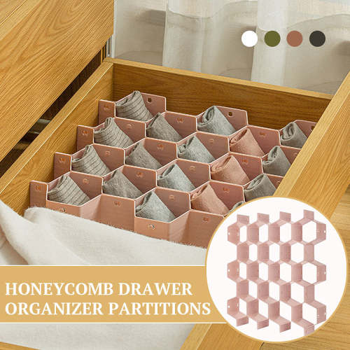 Last day 49% OFF Honeycomb Drawer Organizer Partitions